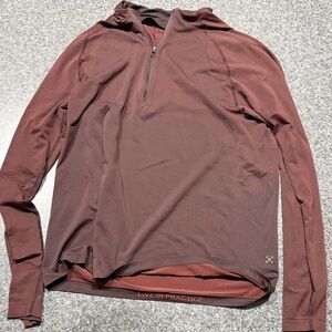 Maroon Lululemon Metal Vent Tech (MVT) 2.0 Quarter-Zip Size XL